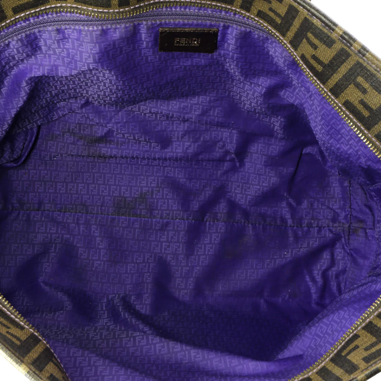 Roll Tote Zucca Coated Canvas Large - Deep Luxury