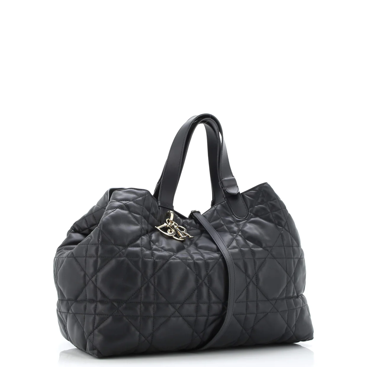 Toujours Tote Bag Macrocannage Quilt Calfskin Large - Deep Luxury