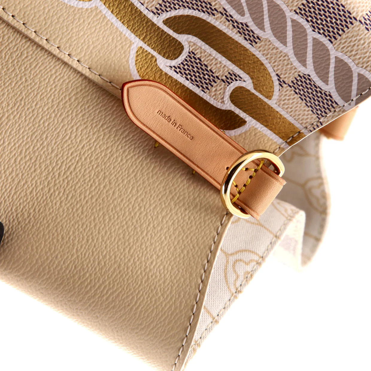 NeoNoe Handbag Limited Edition Damier Summer Rope and Chain MM - Deep Luxury