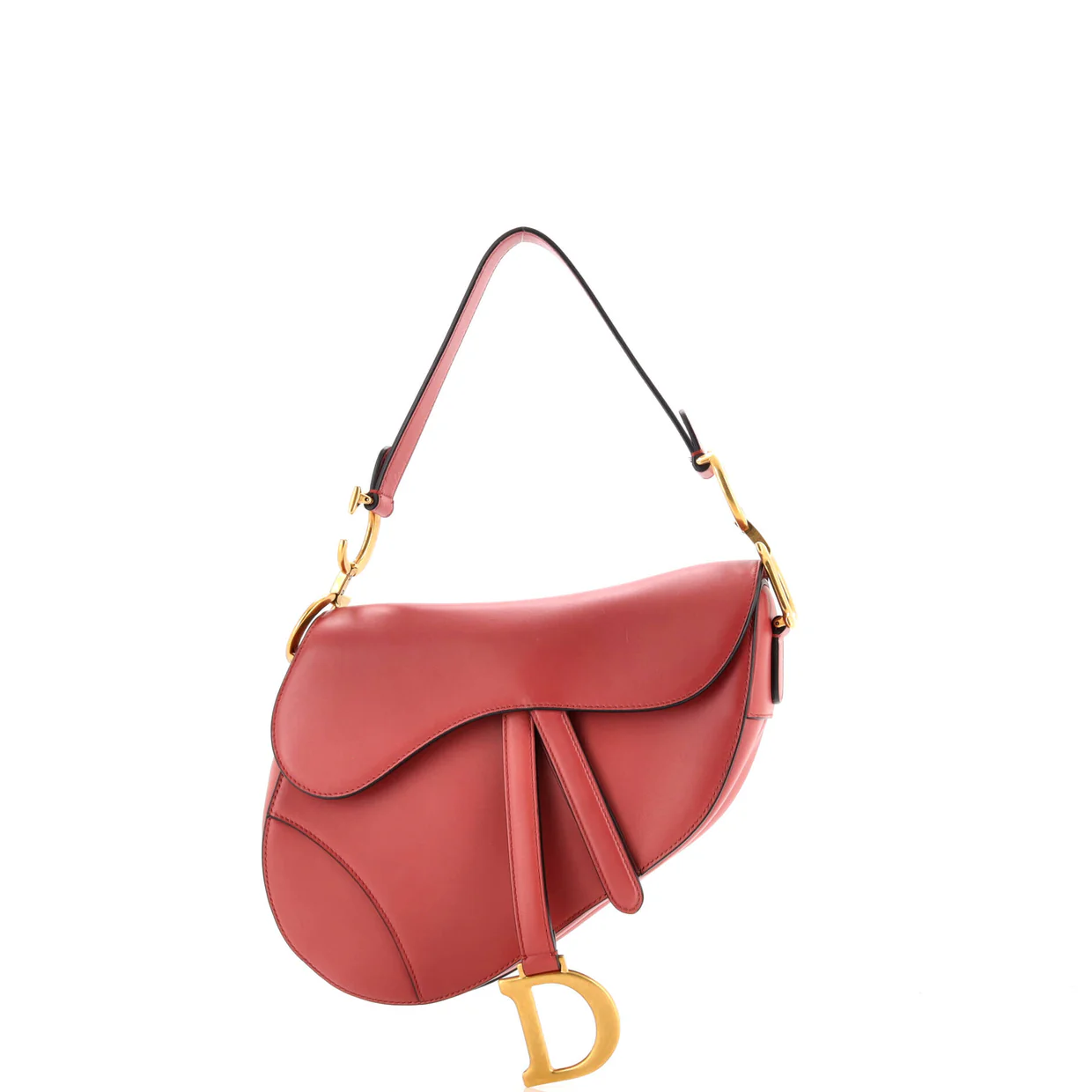 Saddle Handbag Leather Medium - Deep Luxury