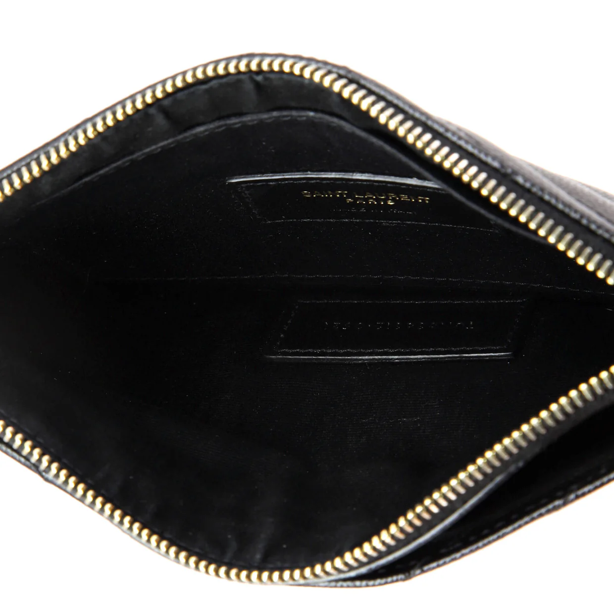 Classic Monogram Double Zip Wallet Matelasse Chevron Leather - Deep Luxury