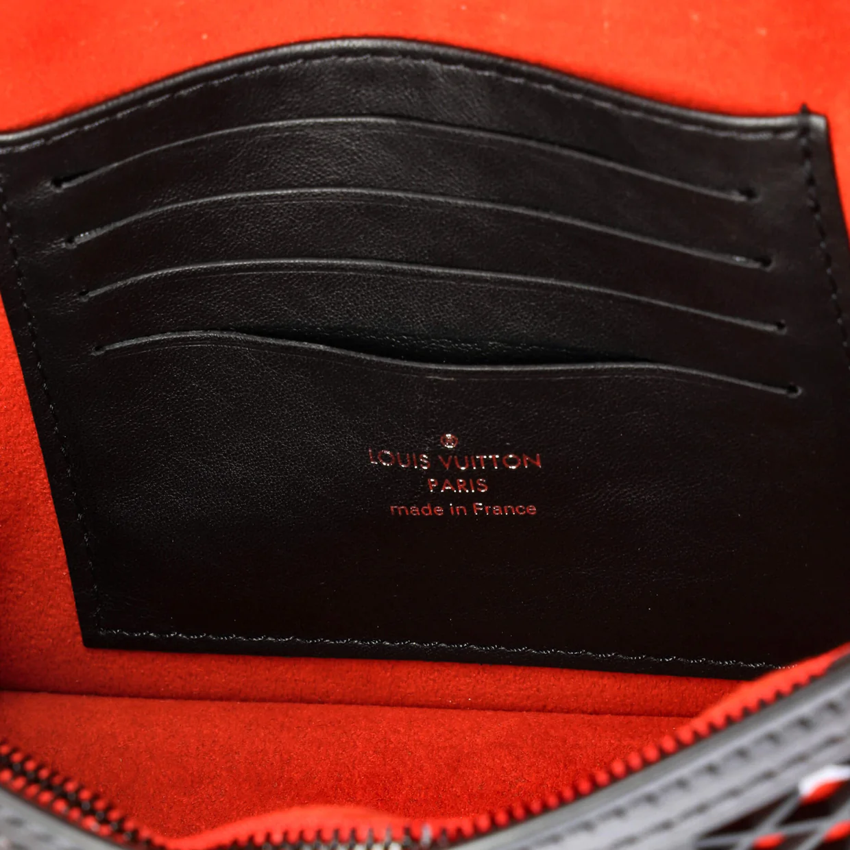 Dauphine Chain Wallet Monogram Lace Patent - Deep Luxury