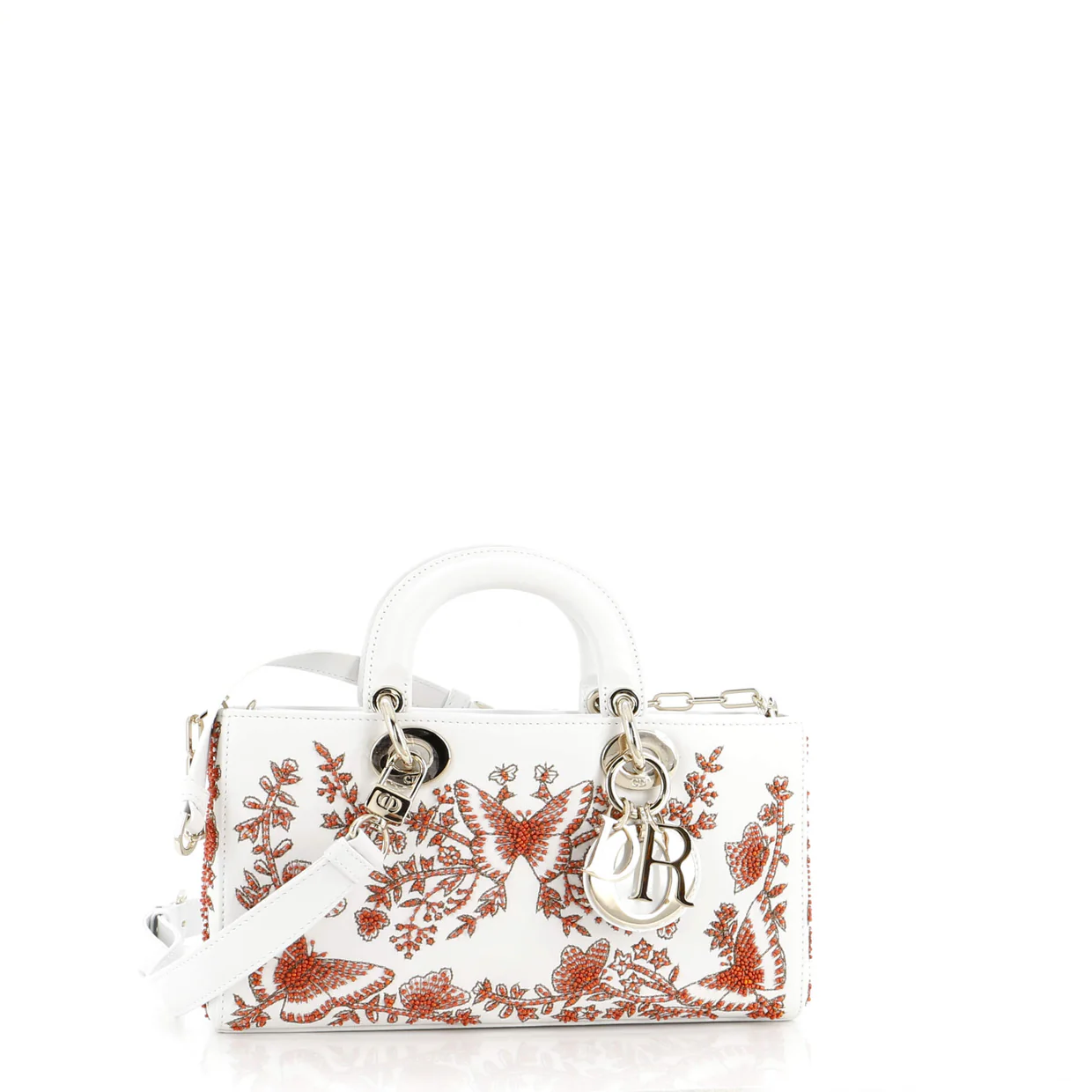 Lady D-Joy Bag Beaded Embroidery Medium - Deep Luxury