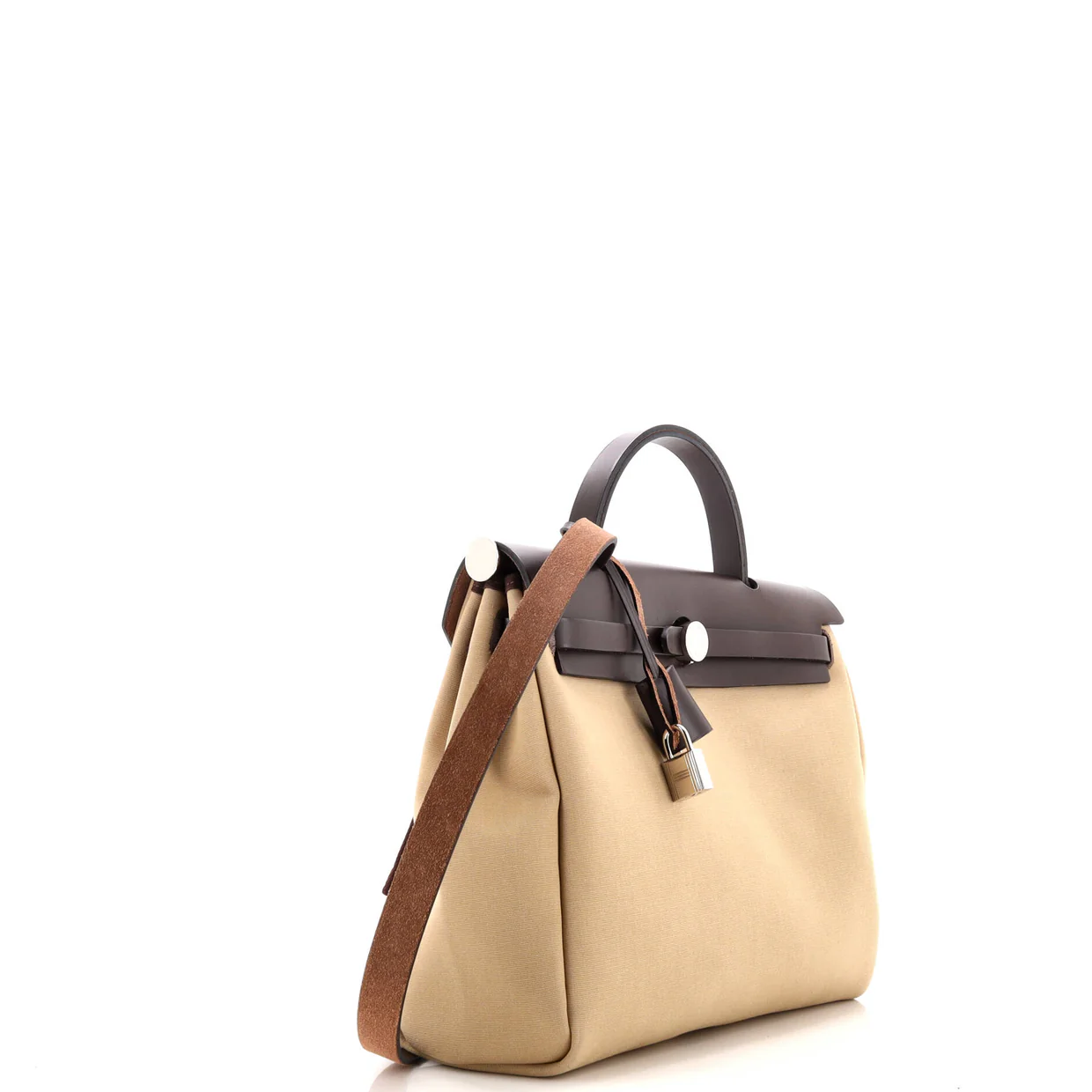 Herbag Zip Leather and Toile 31 - Deep Luxury