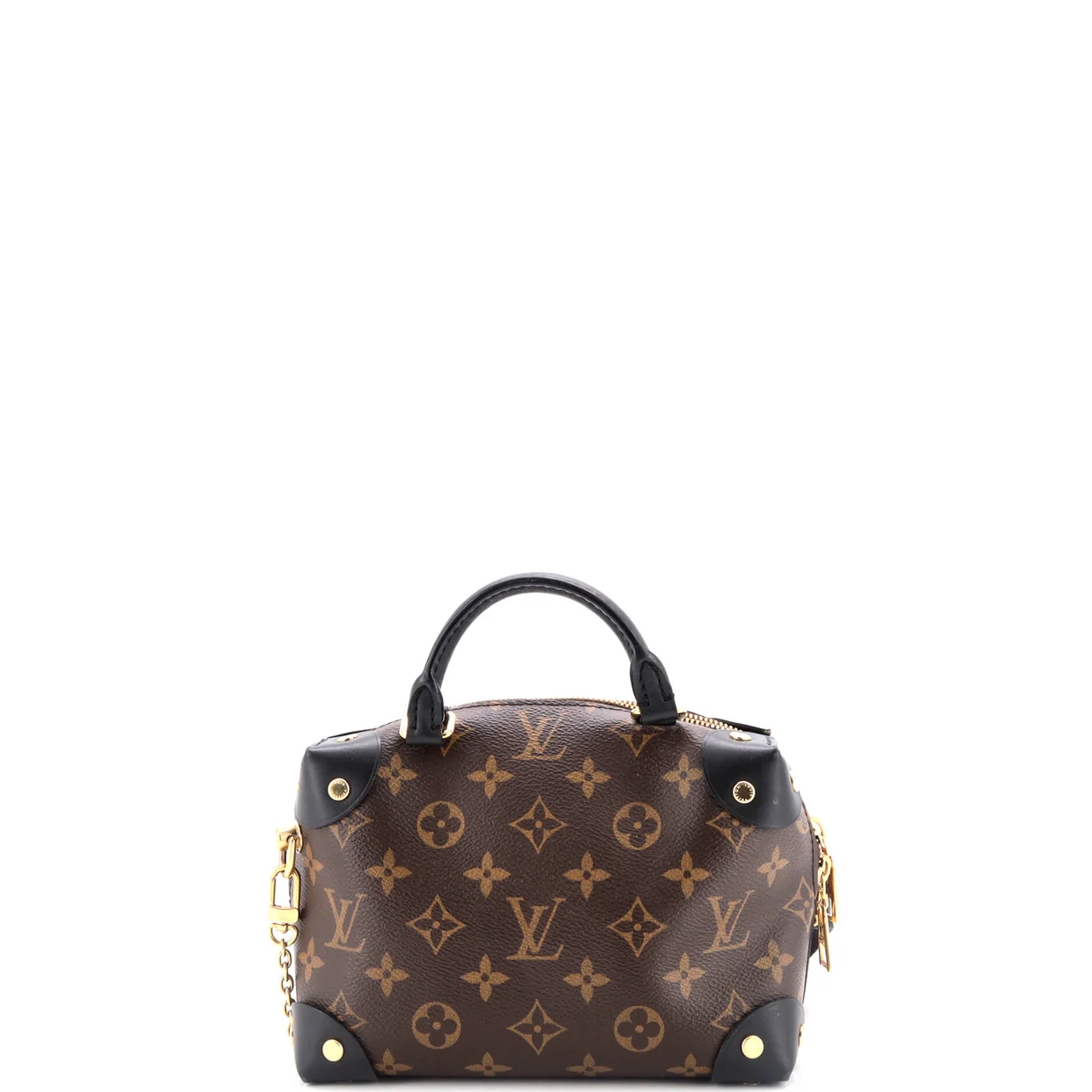 Petite Malle Souple Handbag Monogram Canvas - Deep Luxury