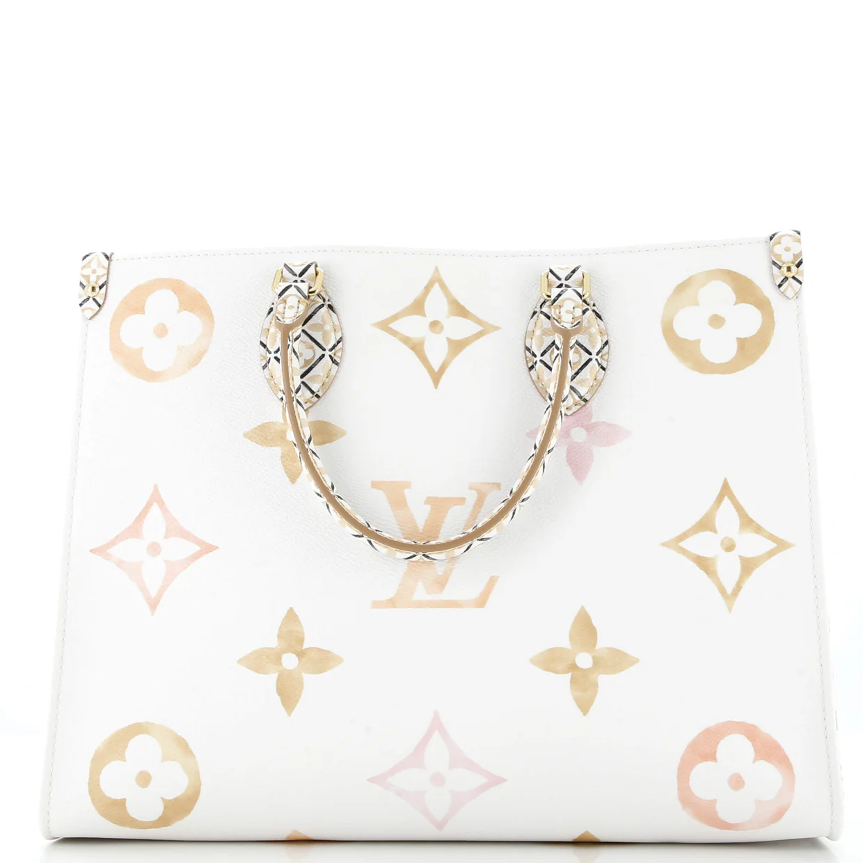OnTheGo Tote By The Pool Monogram Watercolor Giant MM - Deep Luxury
