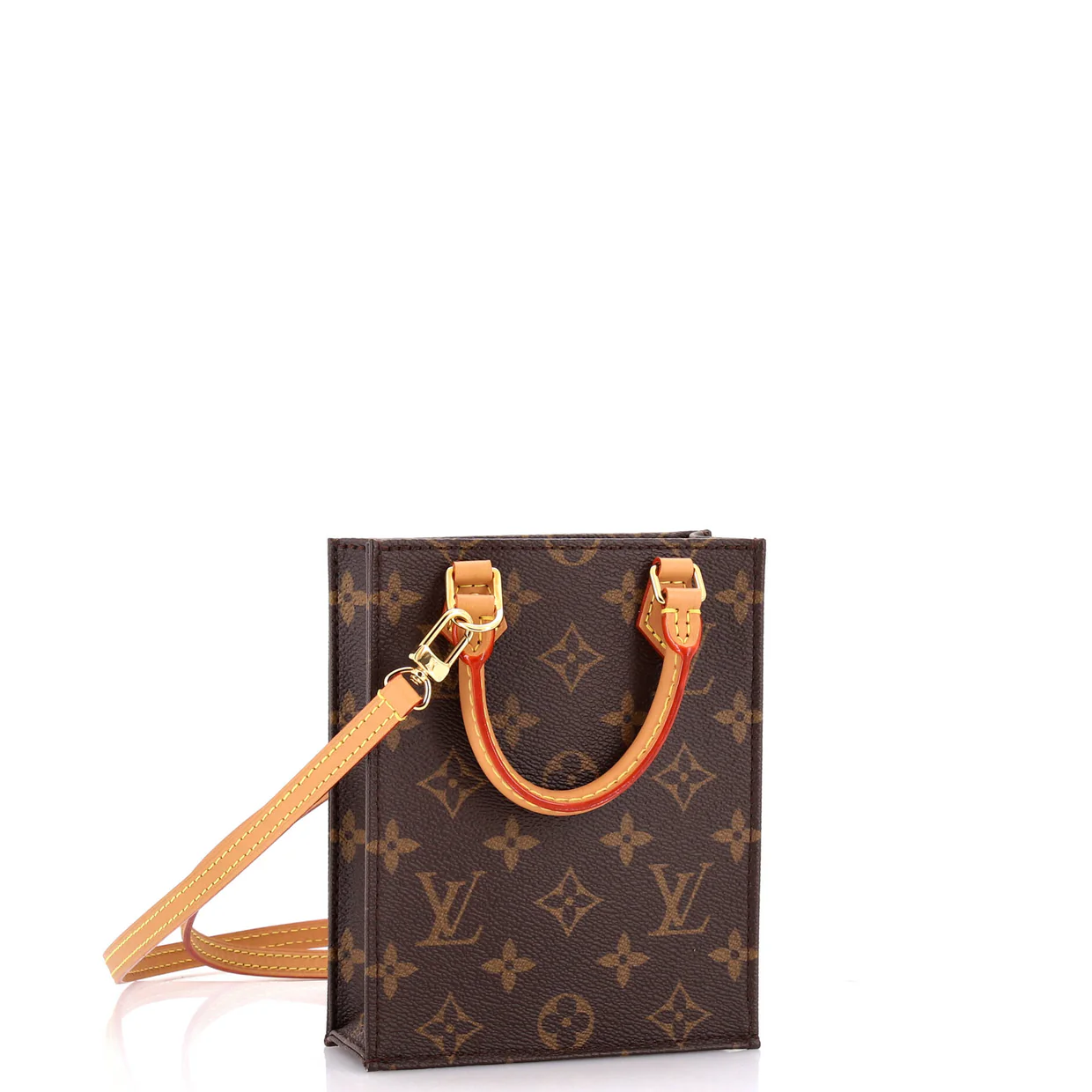 Petit Sac Plat Bag Monogram Canvas - Deep Luxury