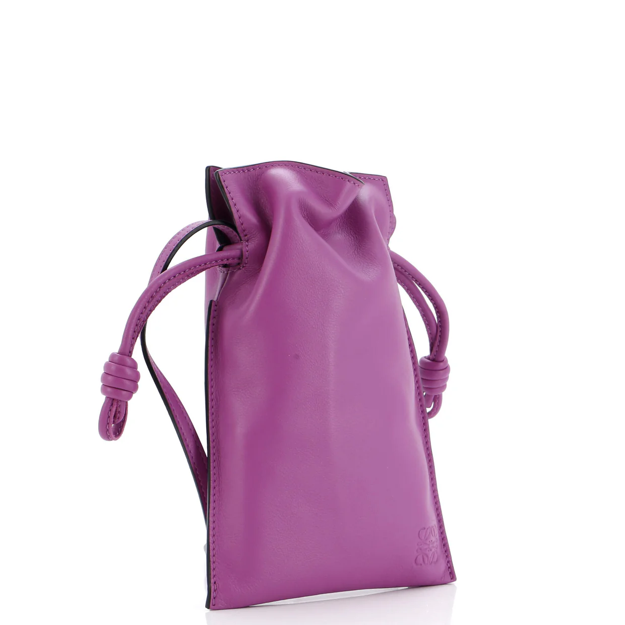 Flamenco Knot Bag Leather Mini - Deep Luxury