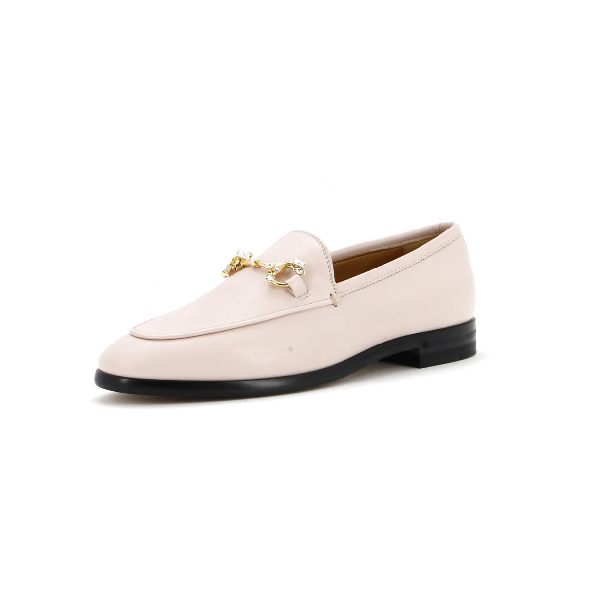 Women's Jordaan Loafers Leather with Crystals - Deep Luxury