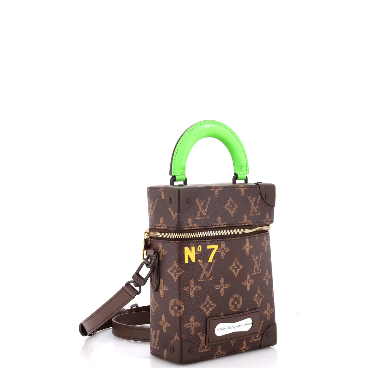 Vertical Box Trunk Bag No.7 Trunk L'Oeil Vintage Monogram Canvas - Deep Luxury