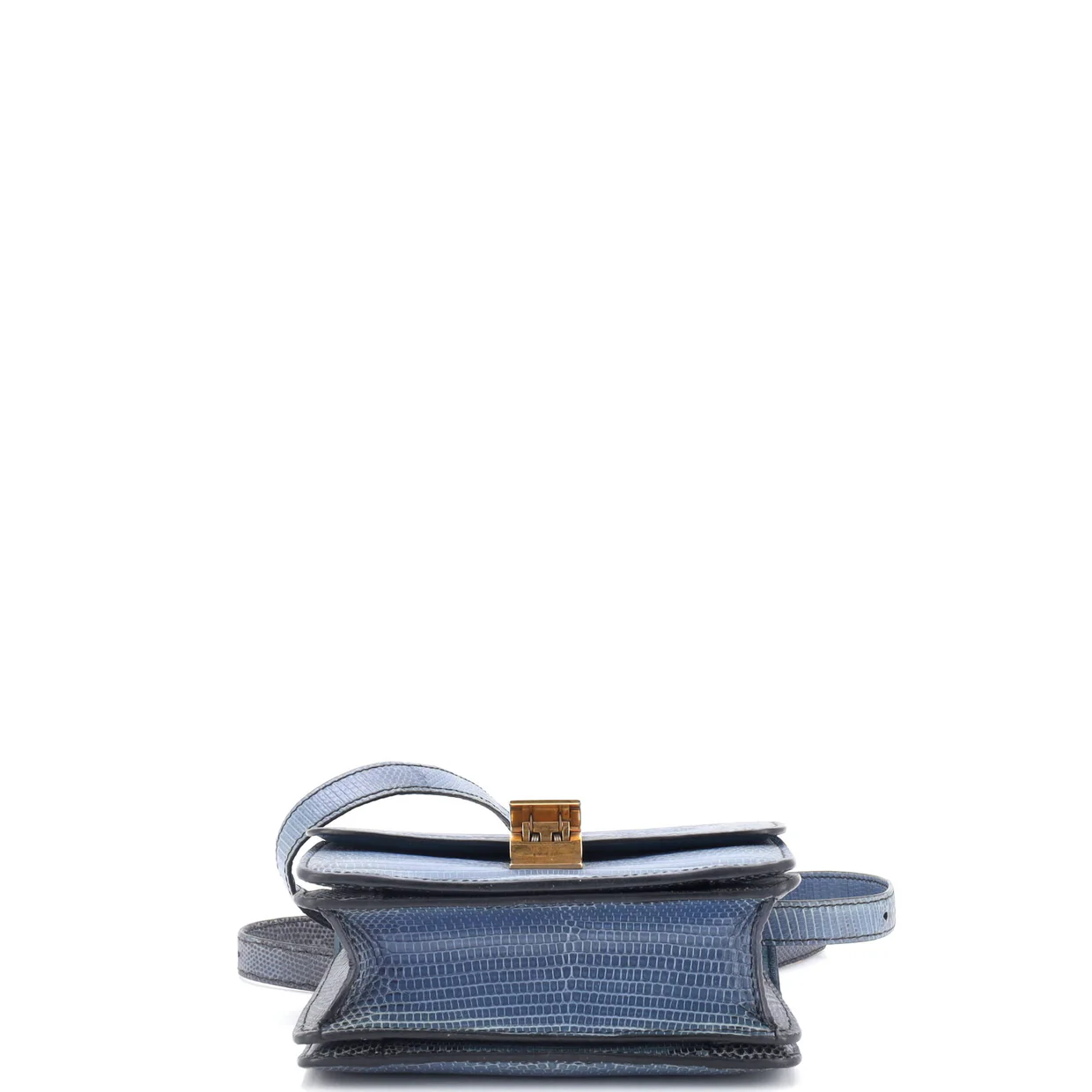 Classic Box Bag Lizard Small - Deep Luxury