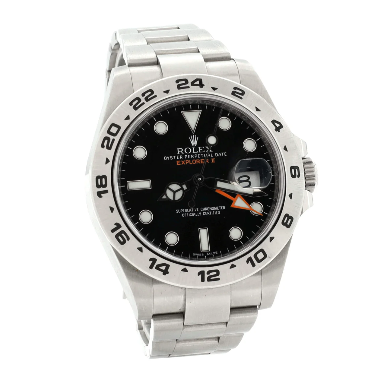 Oyster Perpetual Explorer II Automatic Watch Stainless Steel 42 - Deep Luxury