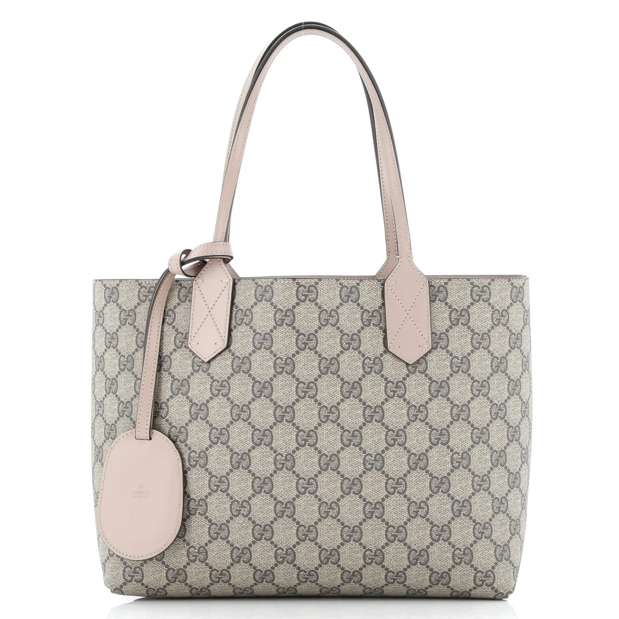Reversible Tote GG Print Leather Small - Deep Luxury
