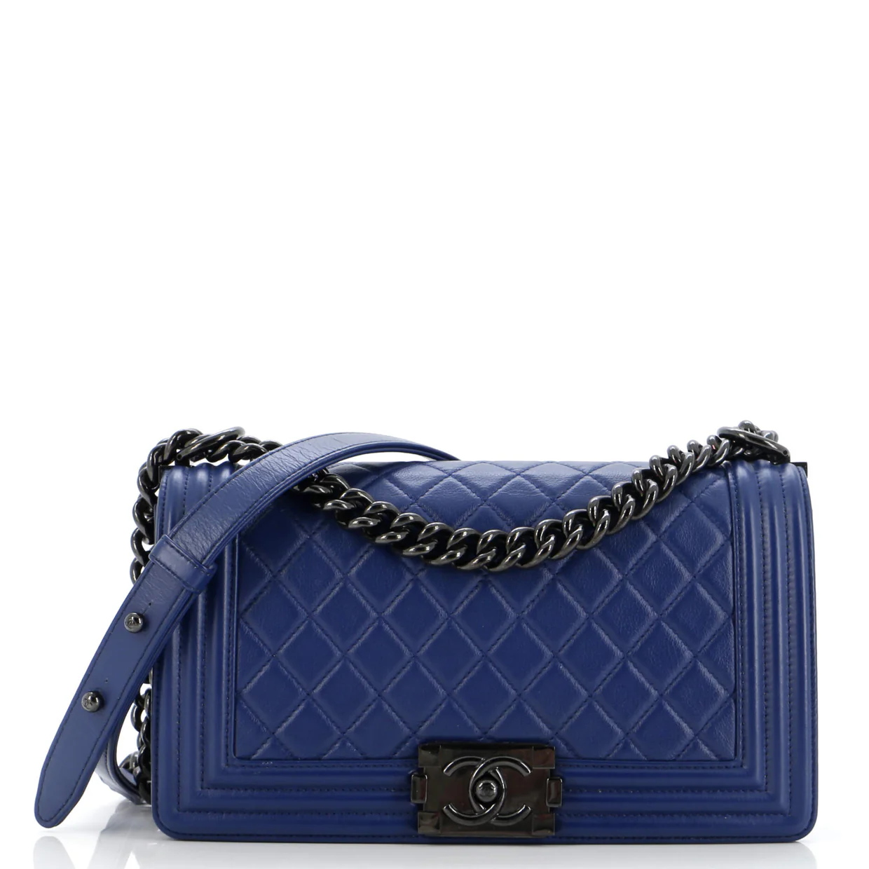 Boy Flap Bag Quilted Lambskin Old Medium - Deep Luxury