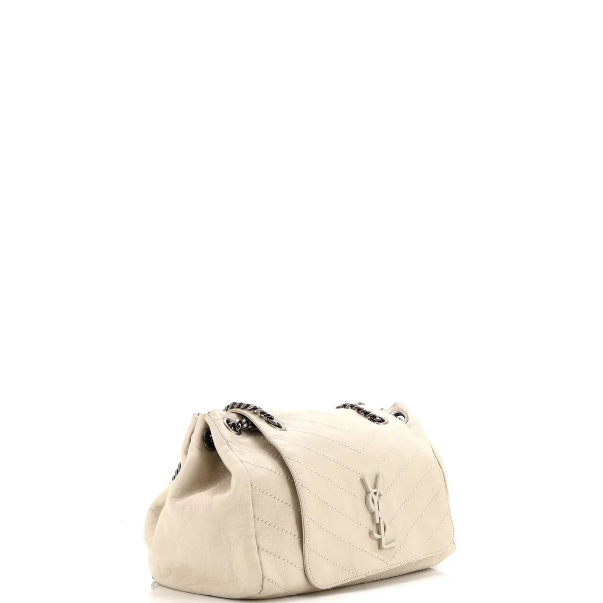 Nolita Satchel Matelasse Chevron Leather Medium - Deep Luxury