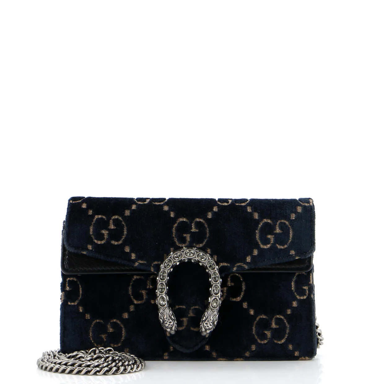 Dionysus Bag GG Velvet Super Mini - Deep Luxury