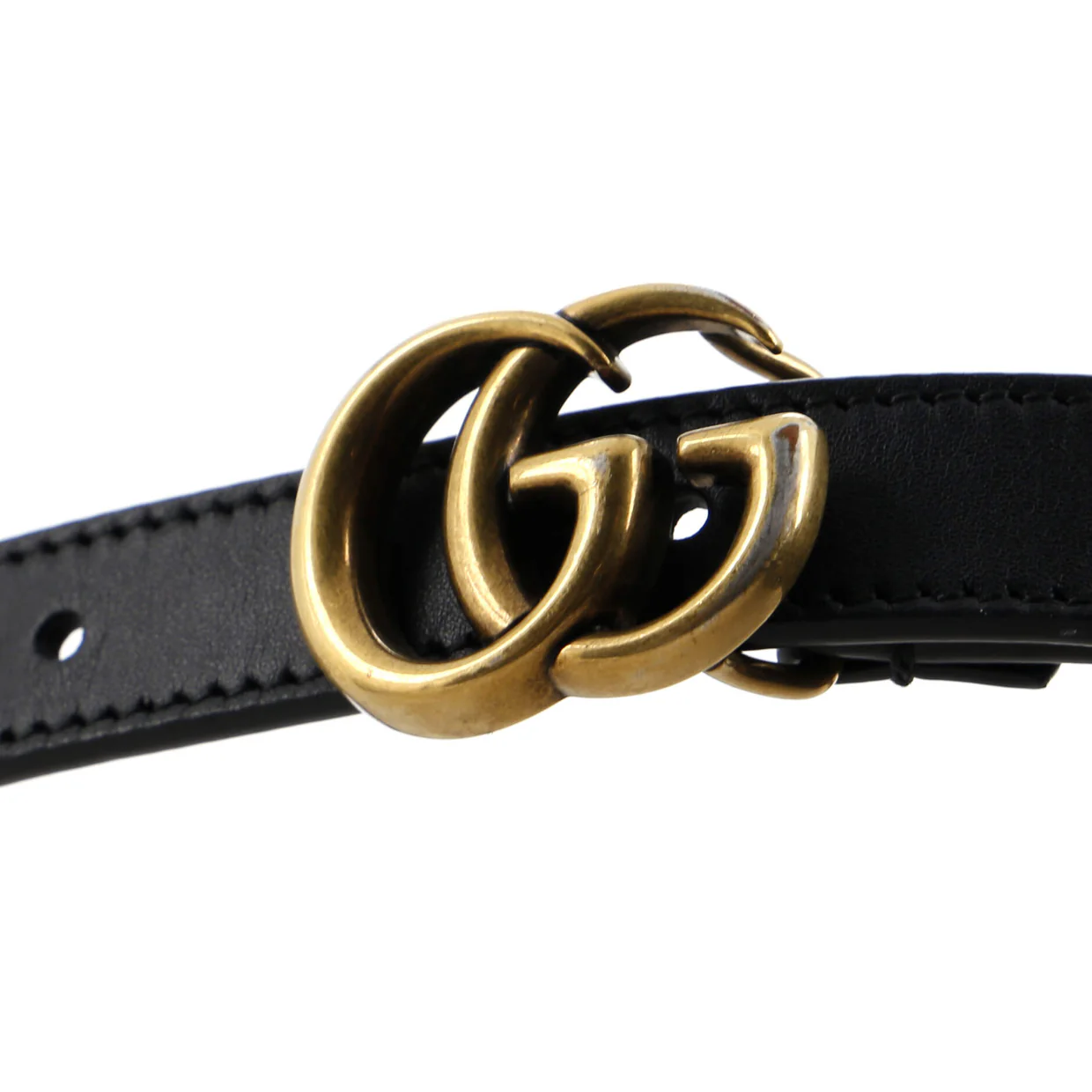 GG Marmont Belt Leather Thin 55 - Deep Luxury