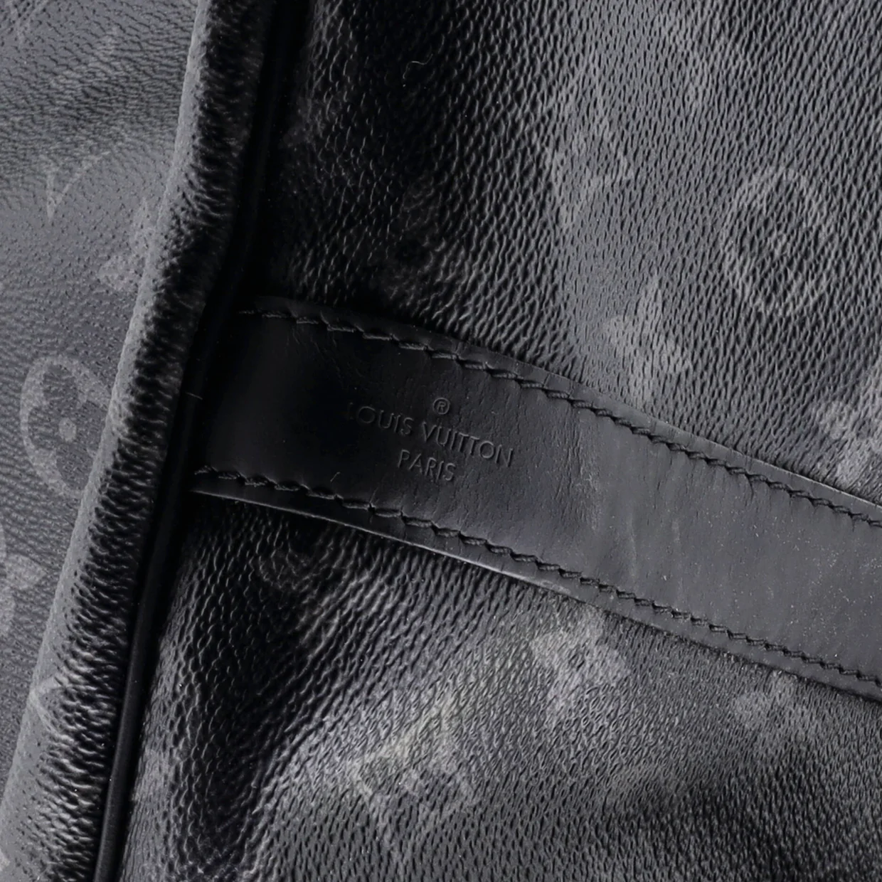 Keepall Bandouliere Bag Monogram Eclipse Canvas 55 - Deep Luxury