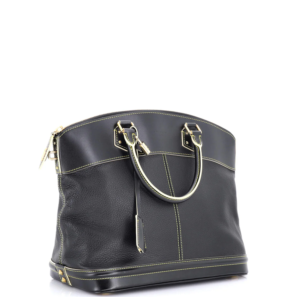 Suhali Lockit Handbag Leather MM - Deep Luxury