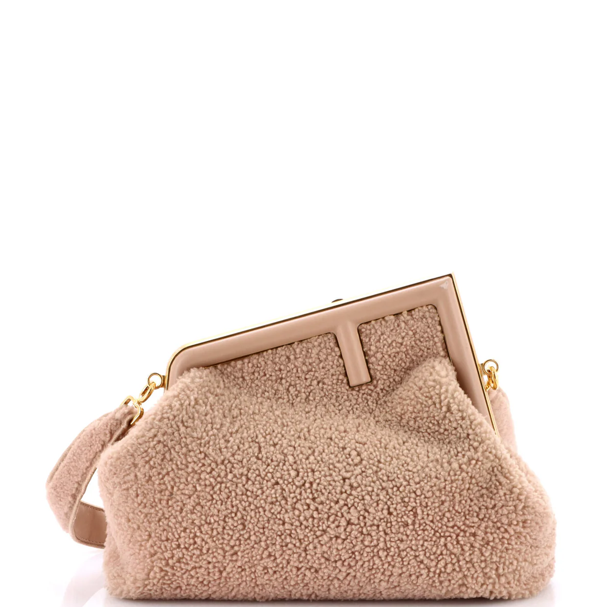 First Bag Shearling Medium - Deep Luxury