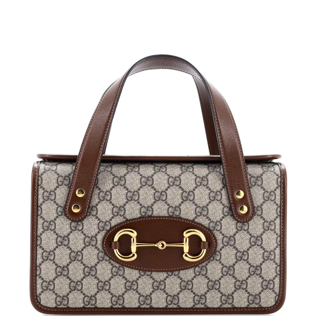 Horsebit 1955 Boston Bag GG Coated Canvas Small - Deep Luxury