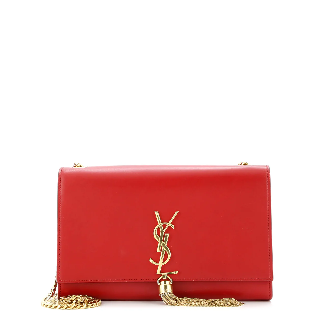 Classic Monogram Tassel Crossbody Bag Leather Medium - Deep Luxury