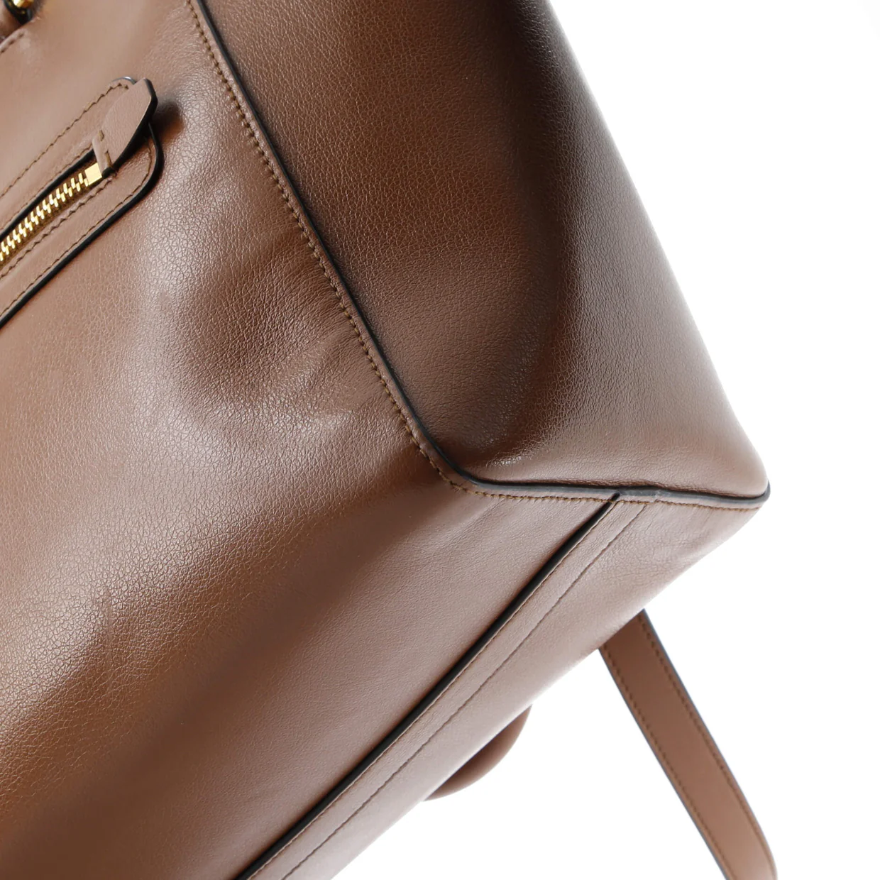 Front Pocket Convertible Tote Glace Calf Small - Deep Luxury