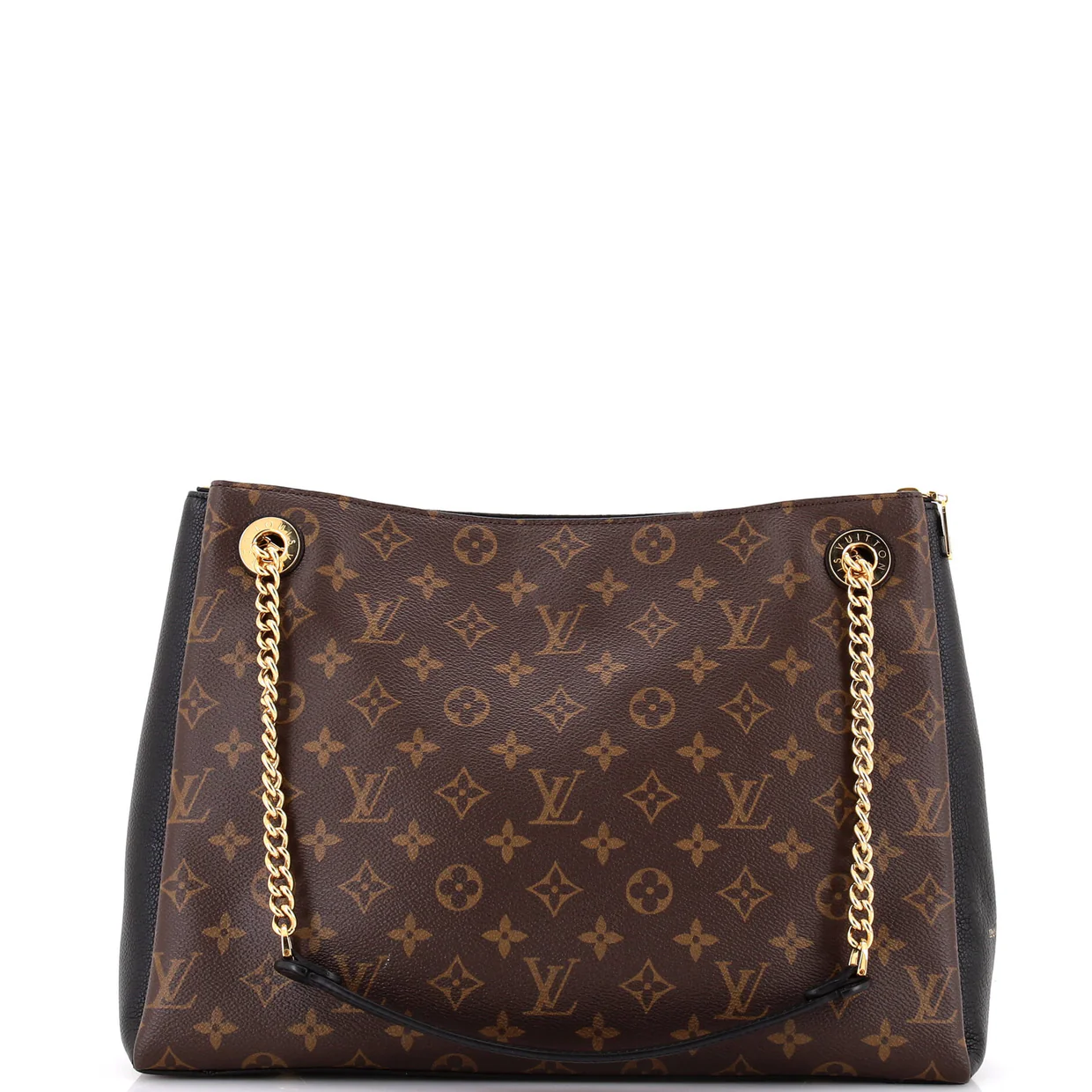 Surene Handbag Monogram Canvas with Leather MM - Deep Luxury