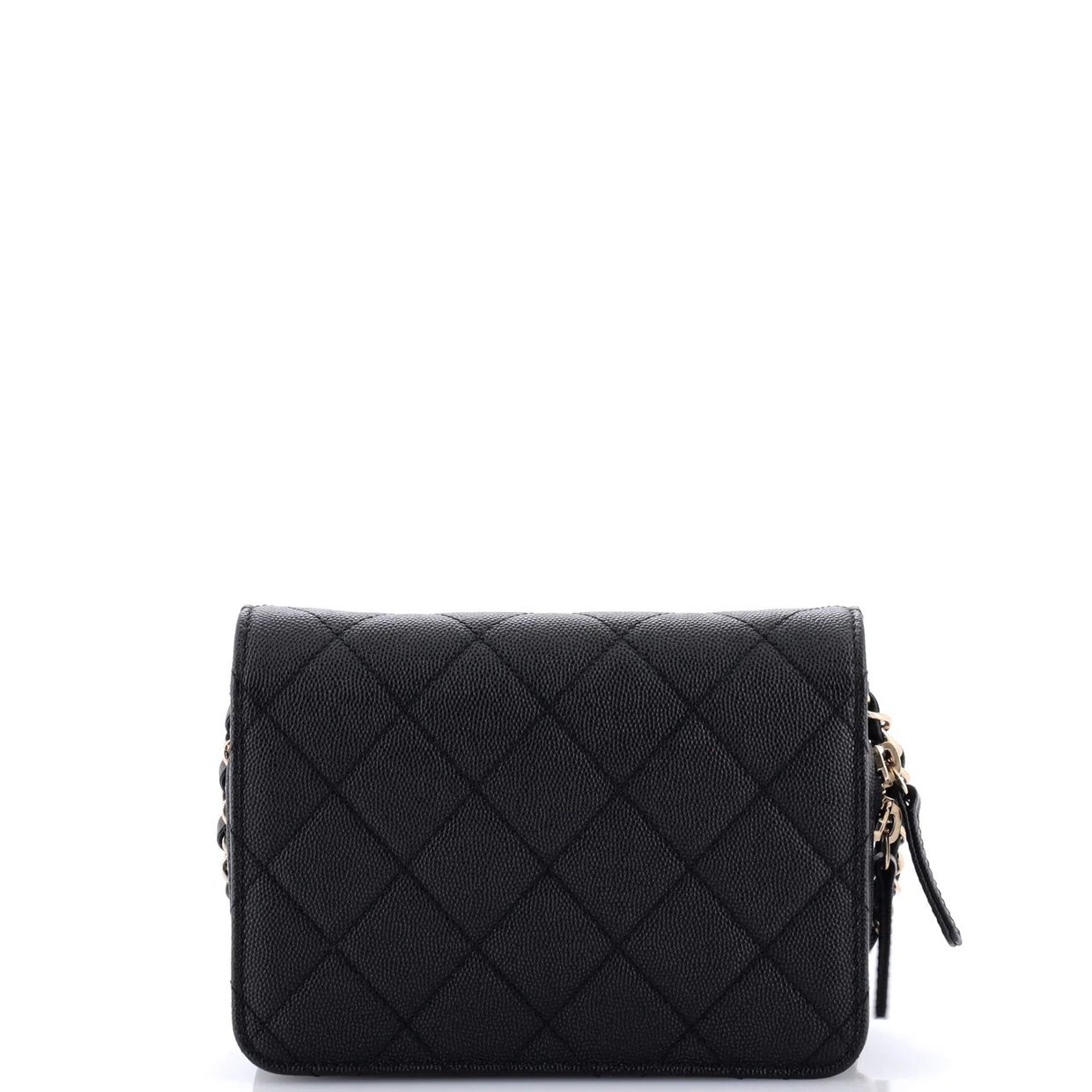 Like a Wallet Flap Bag Quilted Caviar Mini - Deep Luxury