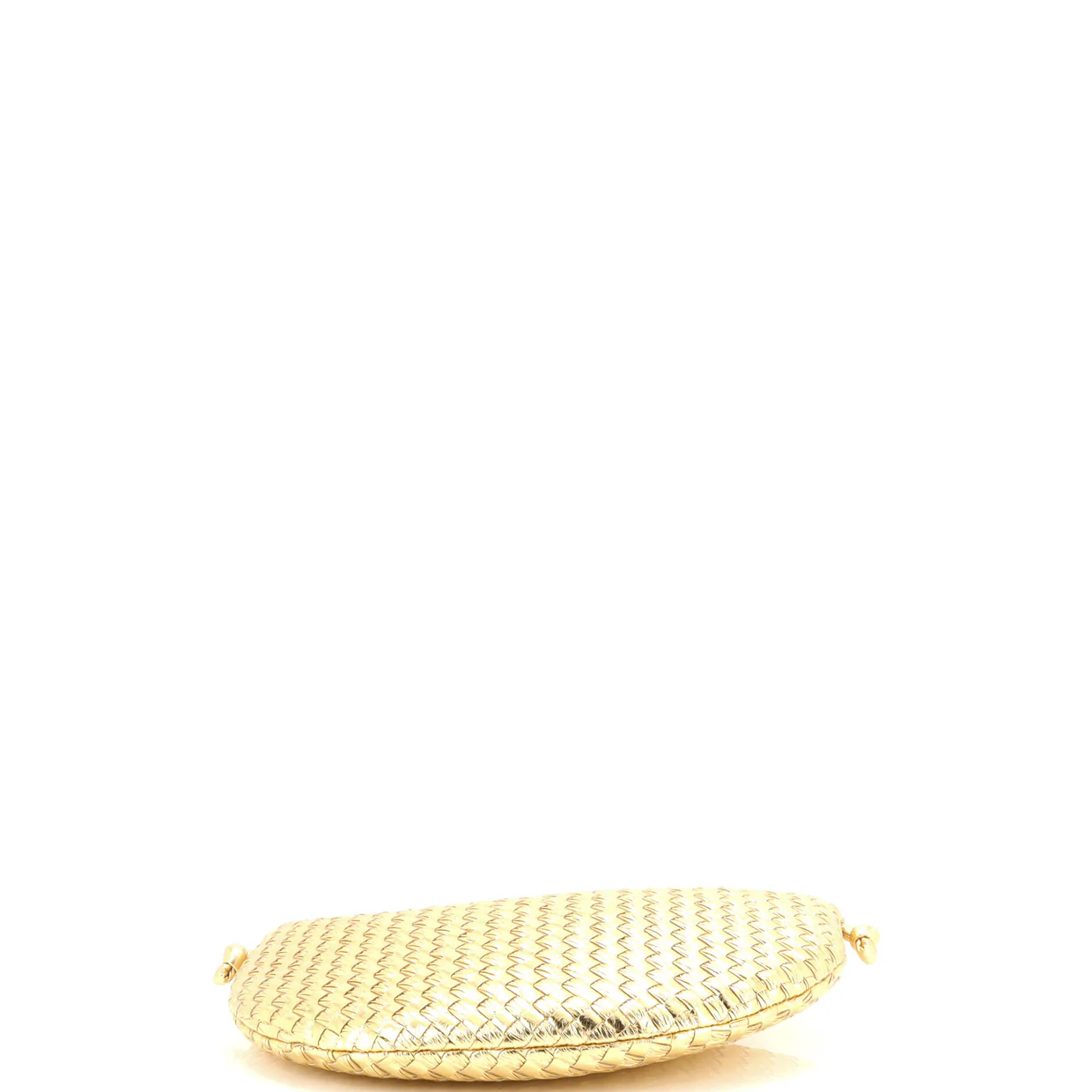 Turn Pouch Intrecciato Metallic Nappa Medium - Deep Luxury