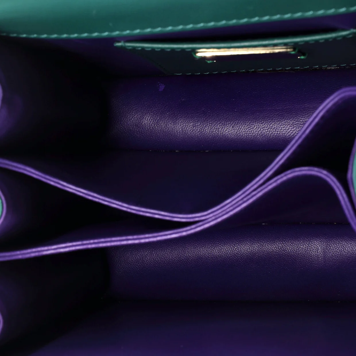 Serpenti Forever Top Handle Bag Leather and Stingray Small - Deep Luxury