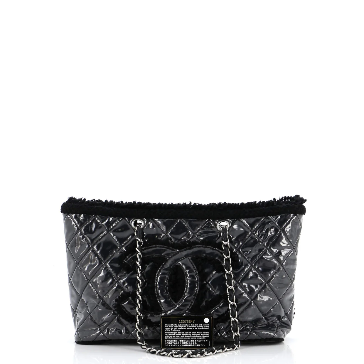 Funny Tweed Tote Quilted Vinyl Small - Deep Luxury