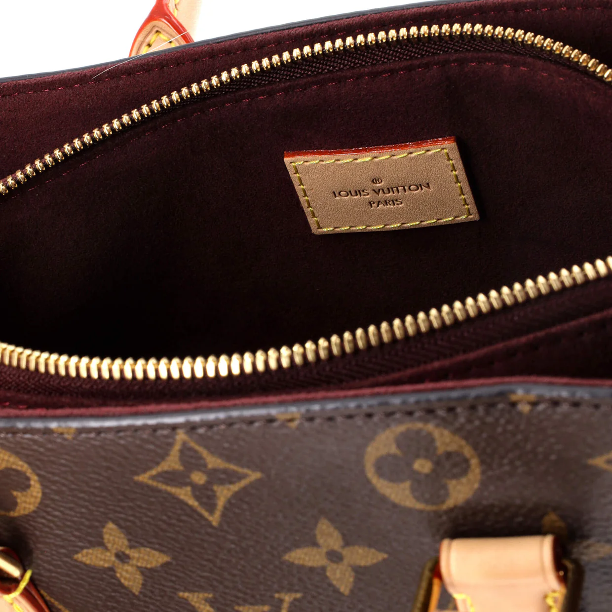 Soufflot Tote Monogram Canvas with Leather BB - Deep Luxury