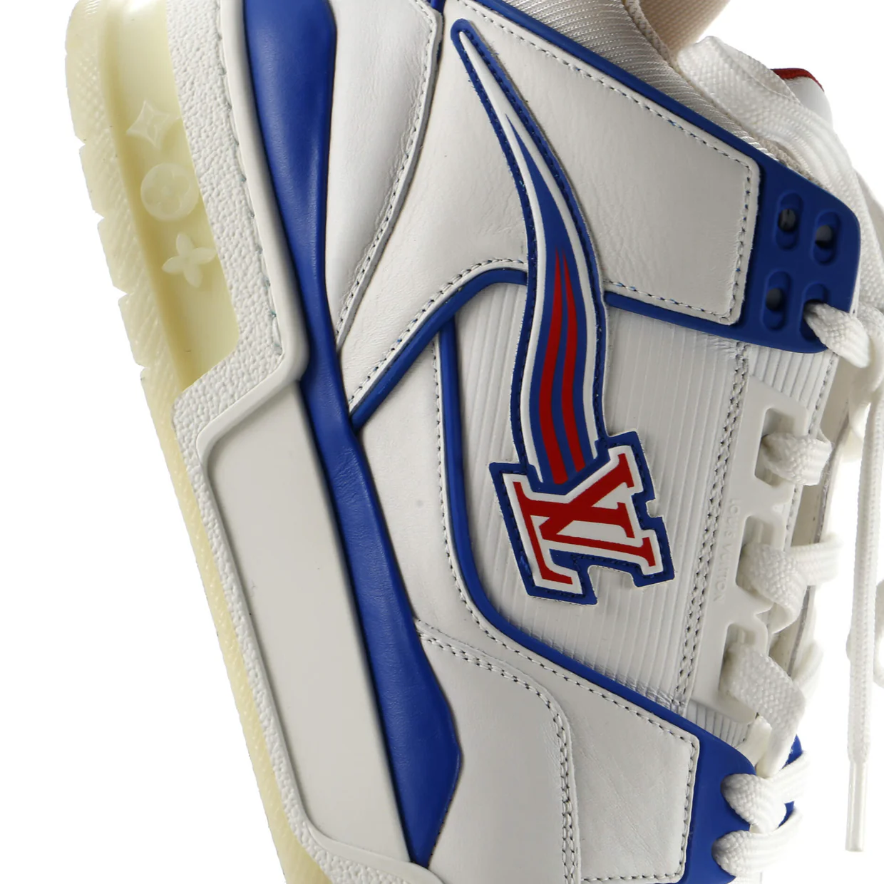 Men's LV Trainer Line Sneakers Leather - Deep Luxury