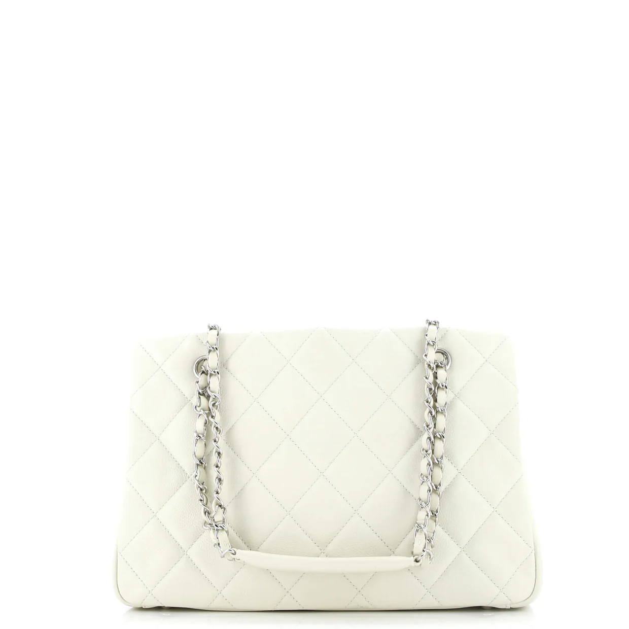 Timeless CC Shopping Tote Quilted Caviar Medium - Deep Luxury