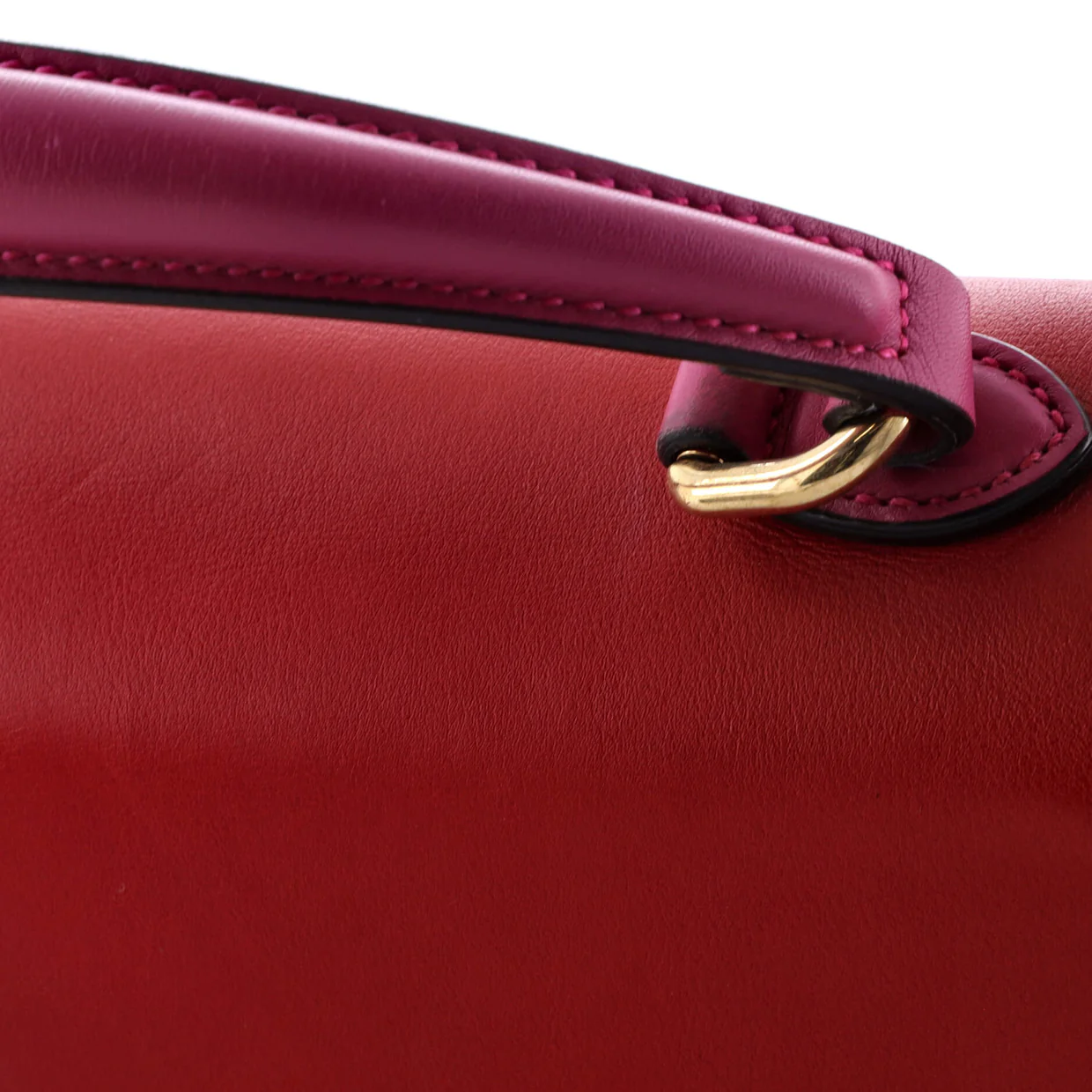 Padlock Top Handle Bag GG Coated Canvas and Leather Small - Deep Luxury