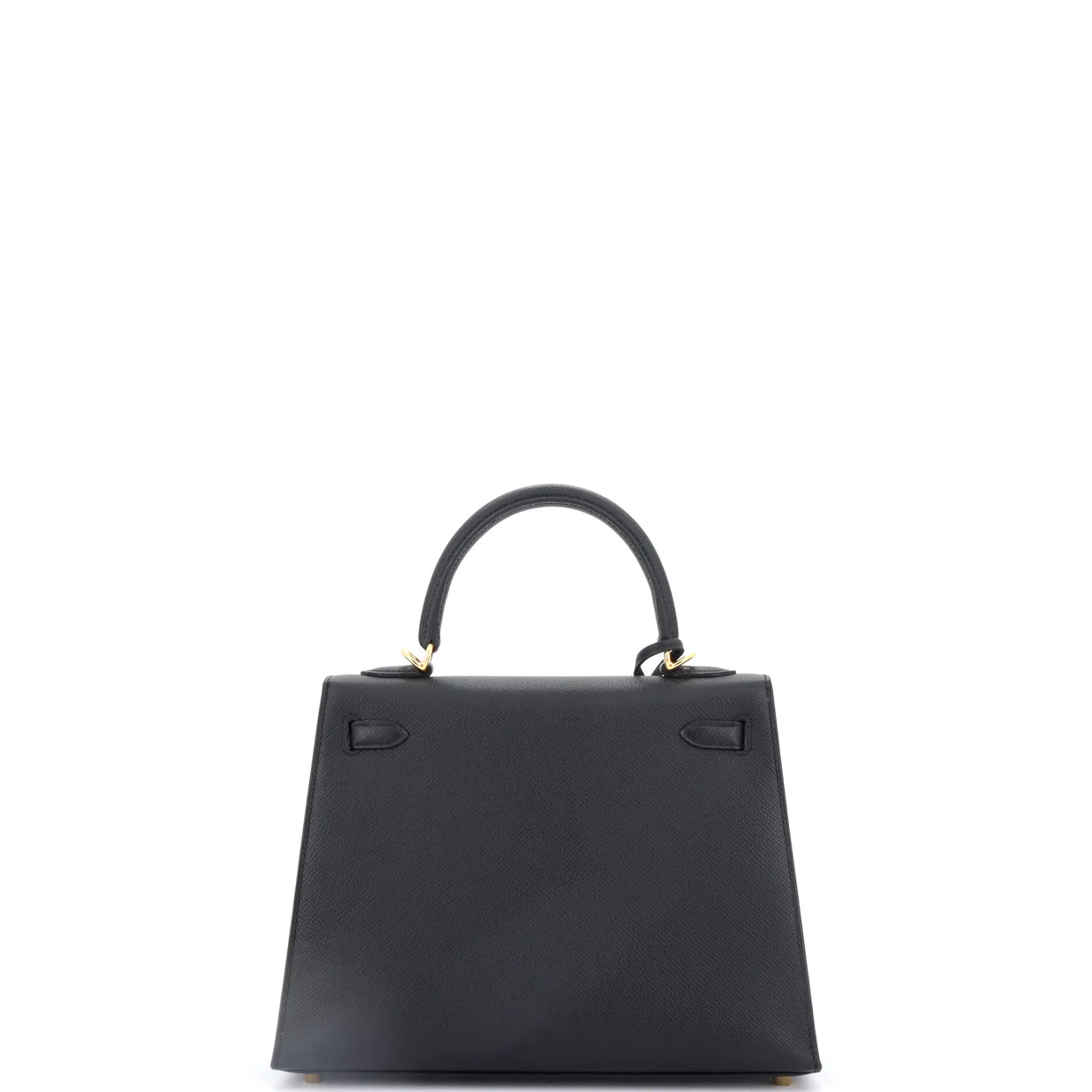 Kelly Handbag Noir Epsom with Gold Hardware 25 - Deep Luxury