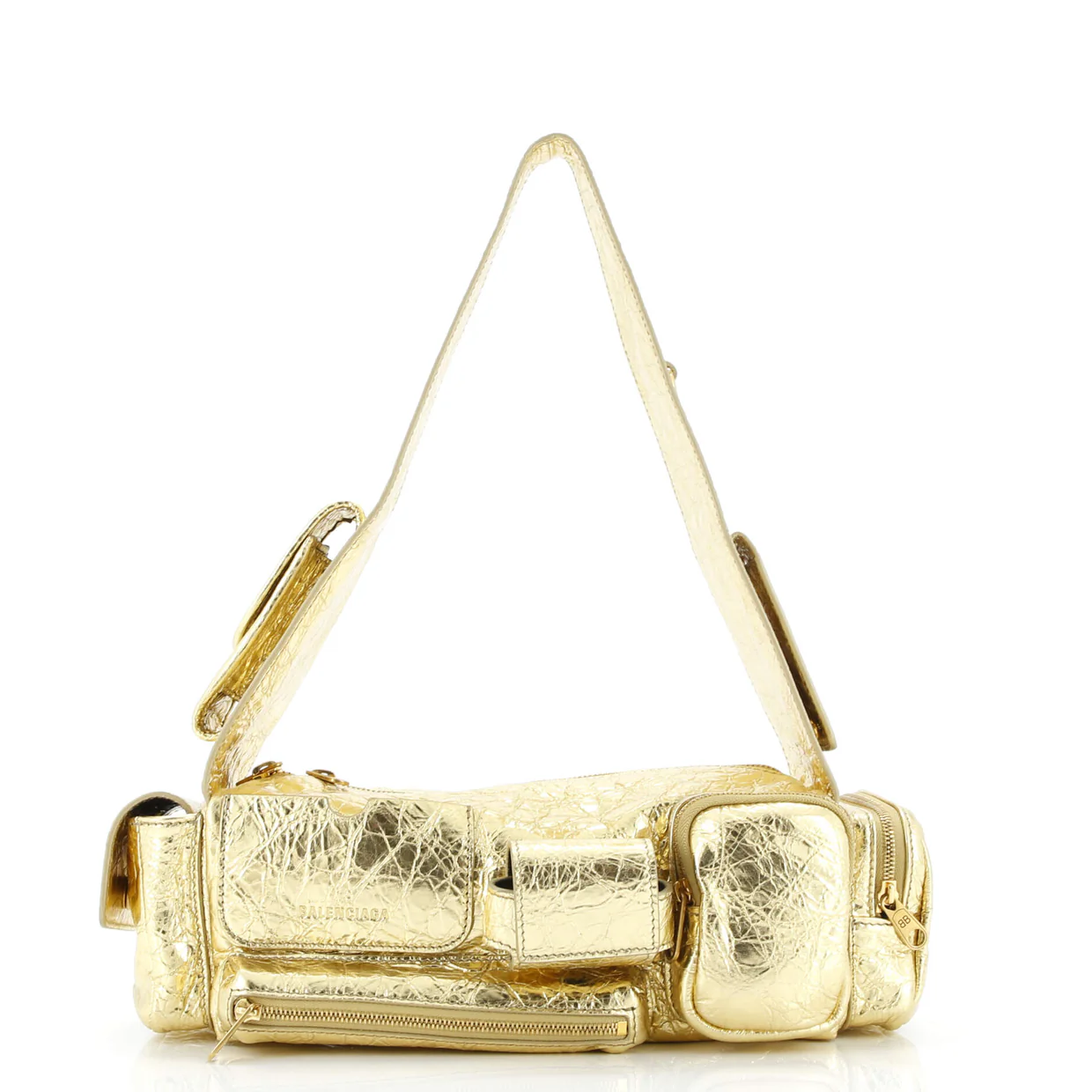 Superbusy Multi-Pocket Sling Bag Leather Small - Deep Luxury