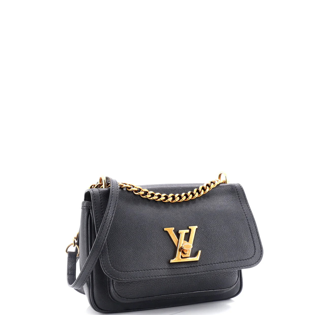 Lockme Chain Bag Leather - Deep Luxury