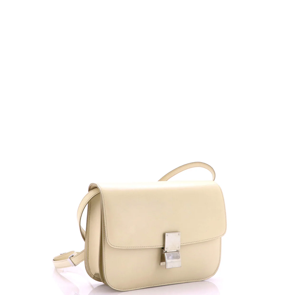 Classic Box Bag Smooth Leather Medium - Deep Luxury