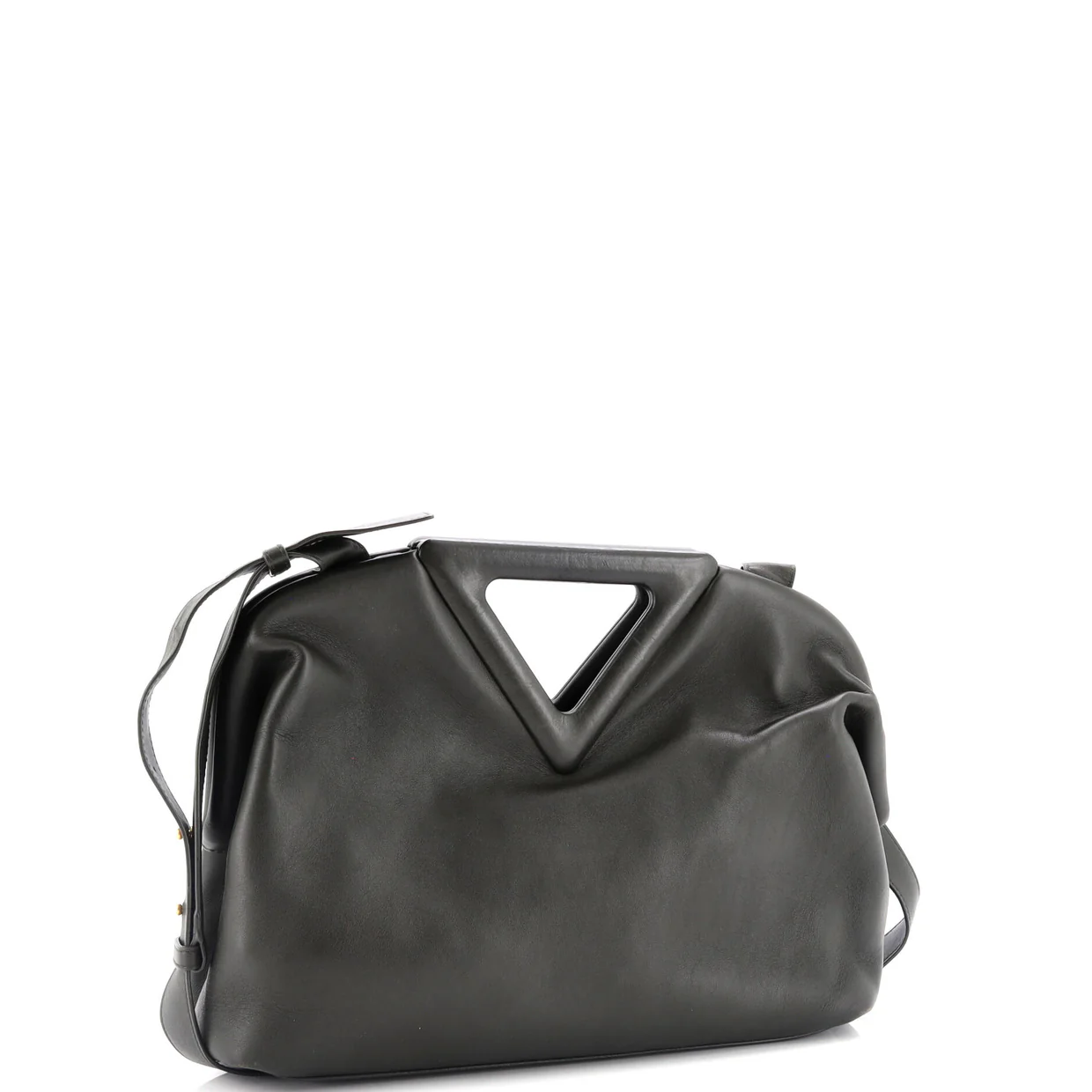 Point Shoulder Bag Leather Medium - Deep Luxury