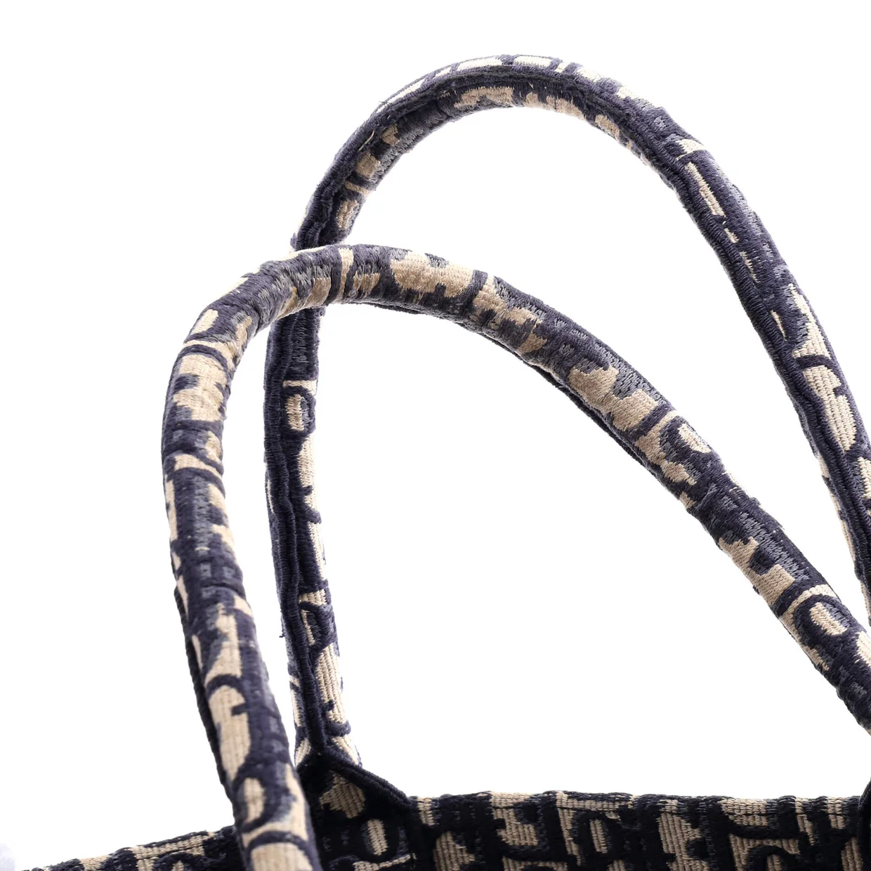 Book Tote Oblique Canvas Large - Deep Luxury