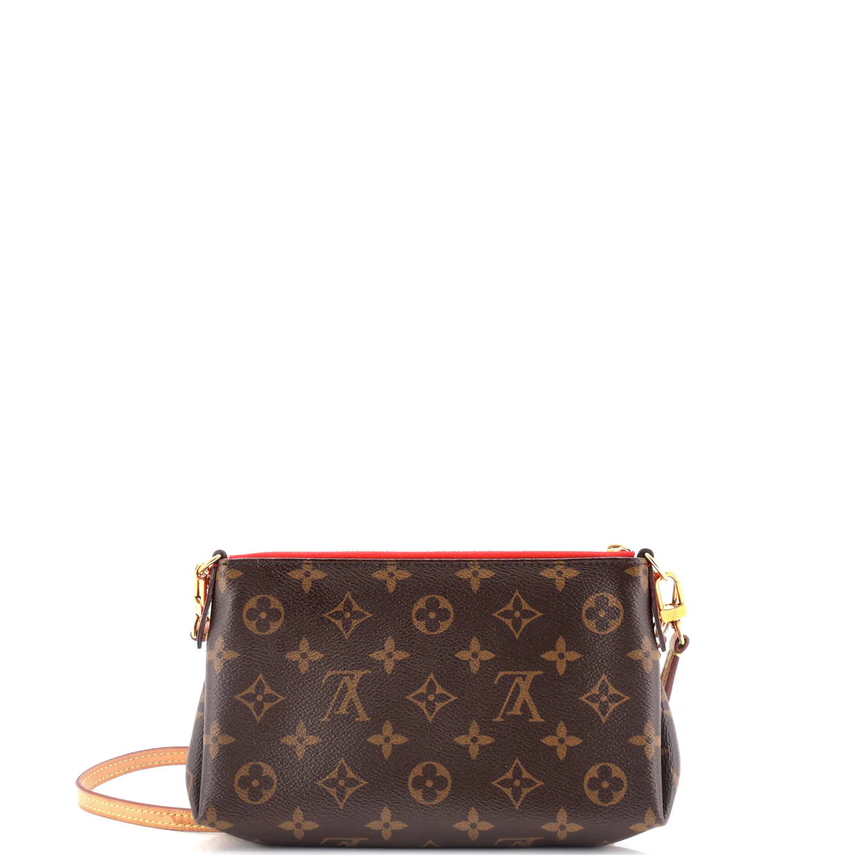 Pallas Clutch Monogram Canvas with Leather - Deep Luxury
