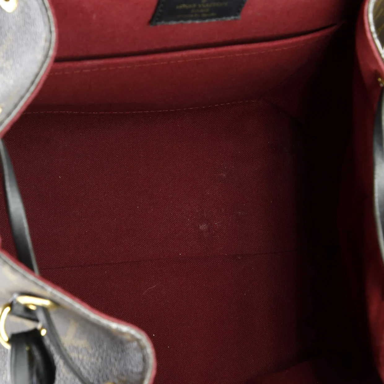 Montsouris NM Backpack Monogram Canvas with Leather PM - Deep Luxury