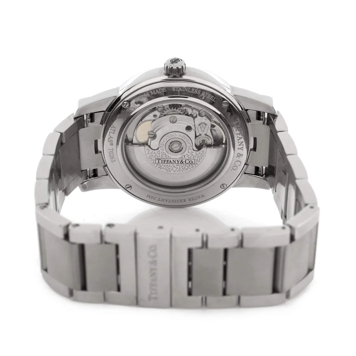 Atlas Dome Automatic Watch Stainless Steel 38 - Deep Luxury