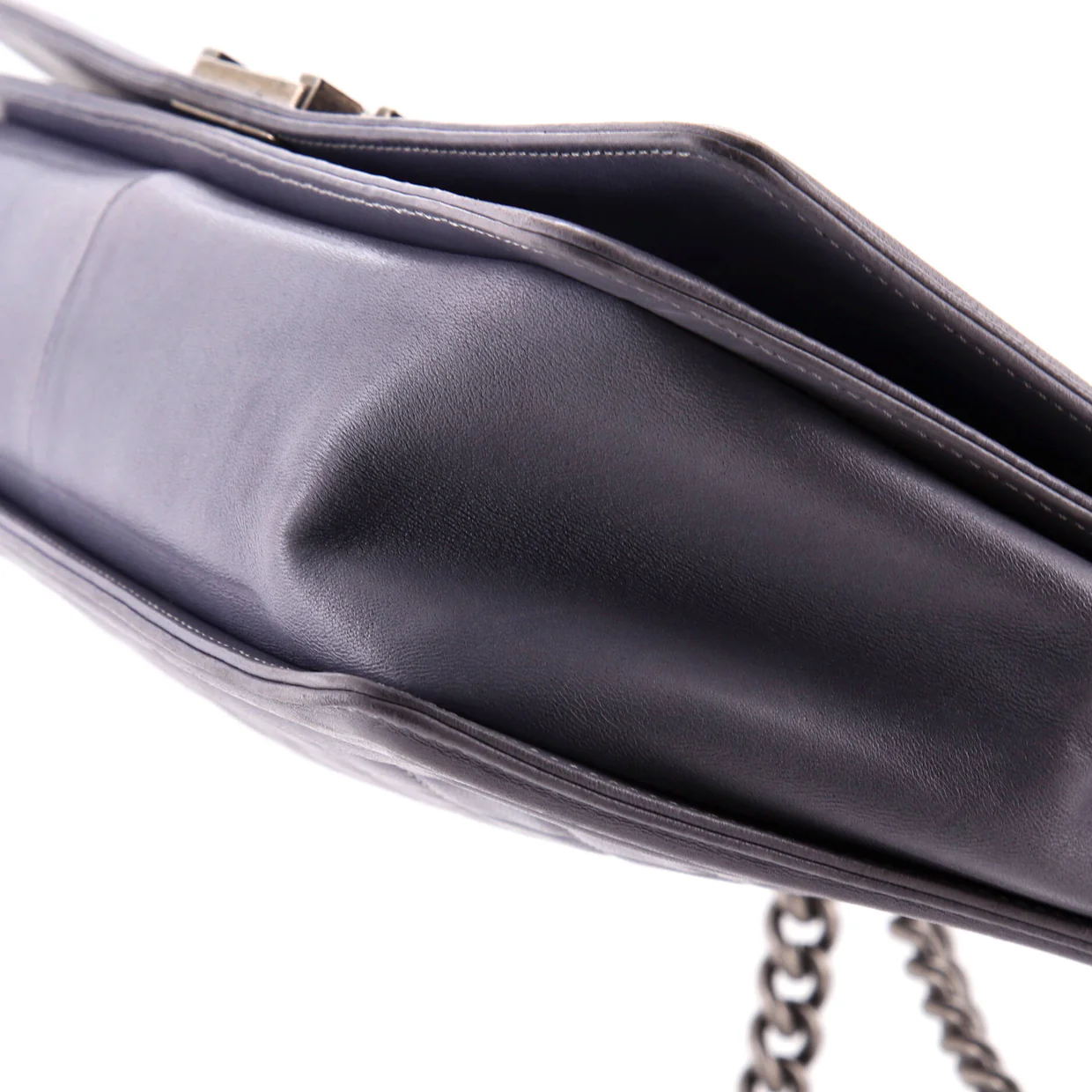 Boy Flap Bag Quilted Calfskin Large - Deep Luxury