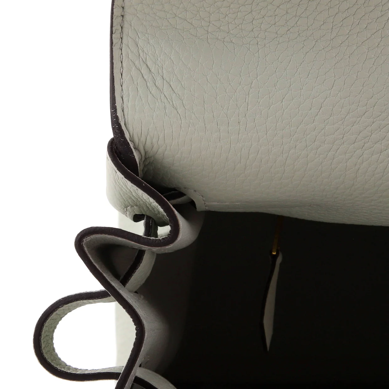 Kelly Handbag Grey Togo with Gold Hardware 28 - Deep Luxury