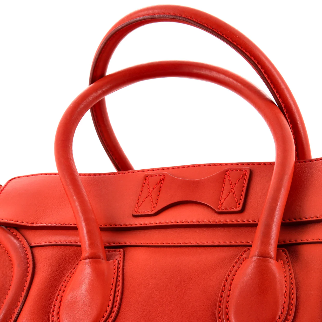 Luggage Bag Smooth Leather Medium - Deep Luxury