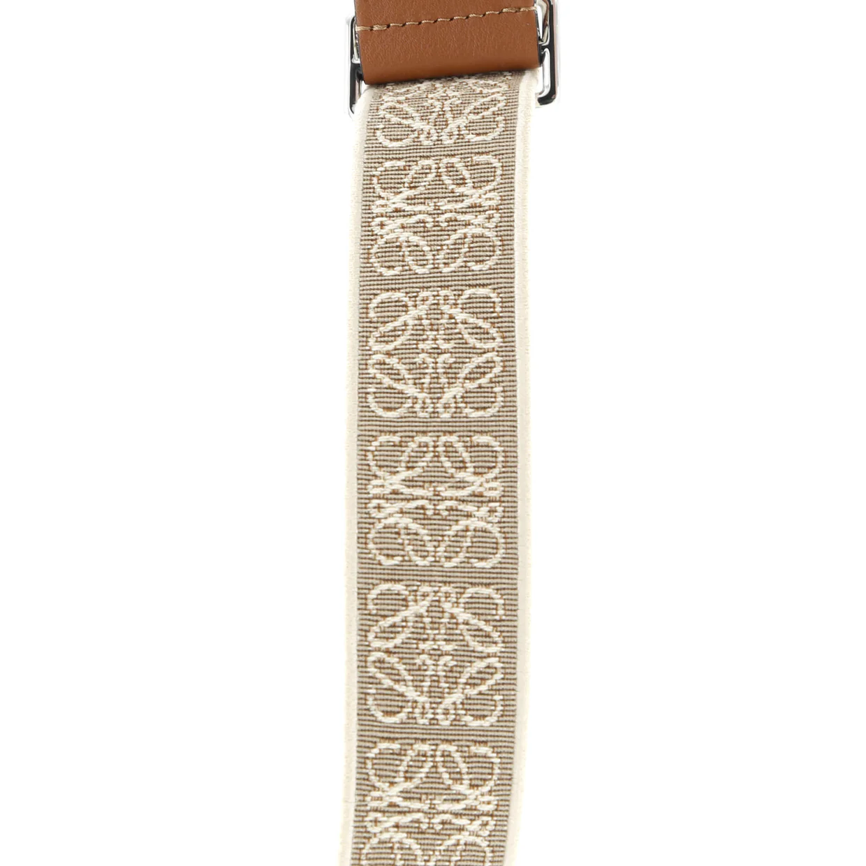 Anagram Shoulder Strap Jacquard With Leather - Deep Luxury
