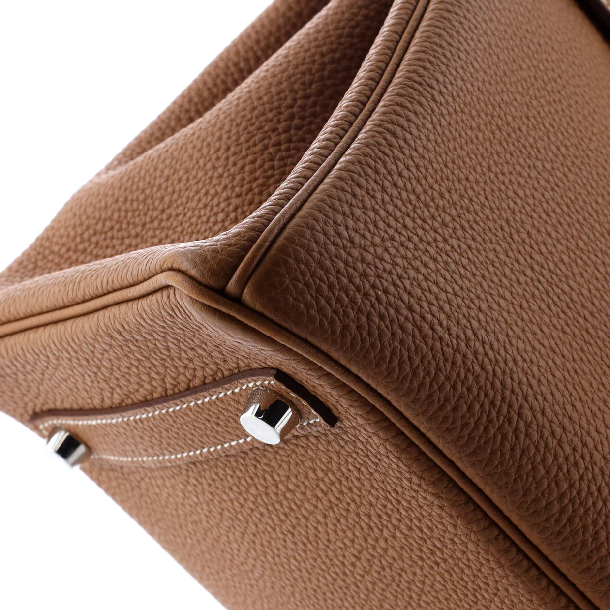 Birkin Handbag Gold Togo with Palladium Hardware 30 - Deep Luxury